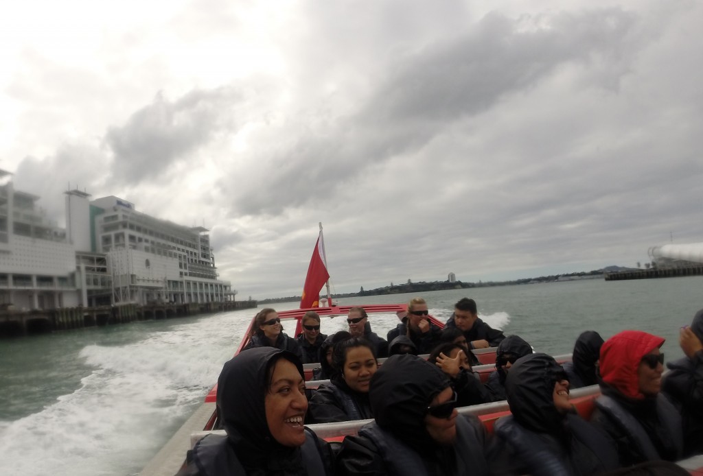 ITC students experience some of Auckland's top attractions during the Tourism Short Course, such as Adventure Jet Boating