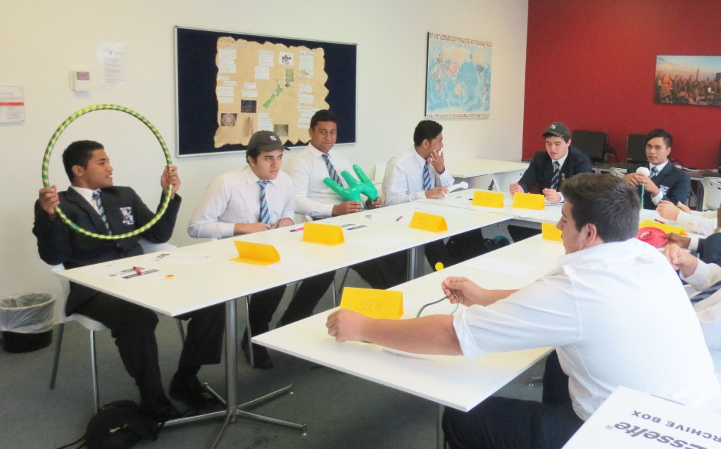Secondary school students at a the ITC Level 2 Problem Solving short course