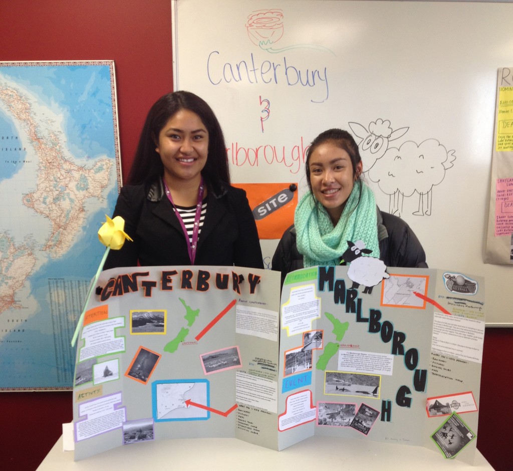 ITC students showcased their knowledge of New Zealand's top tourism destinations during a recent assessment