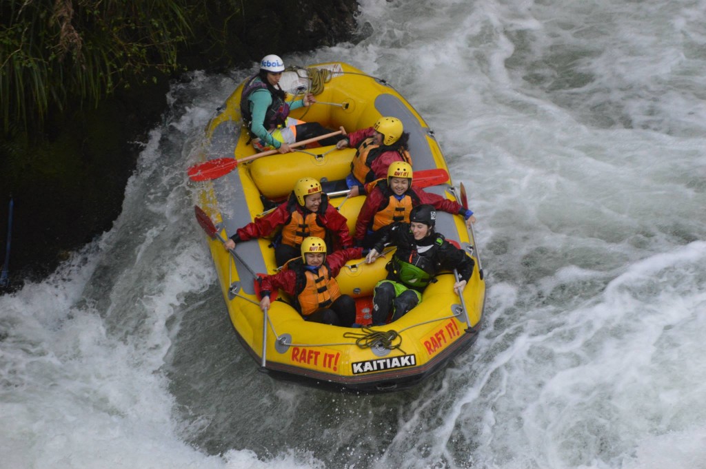 White water rafting with Kaitiaki