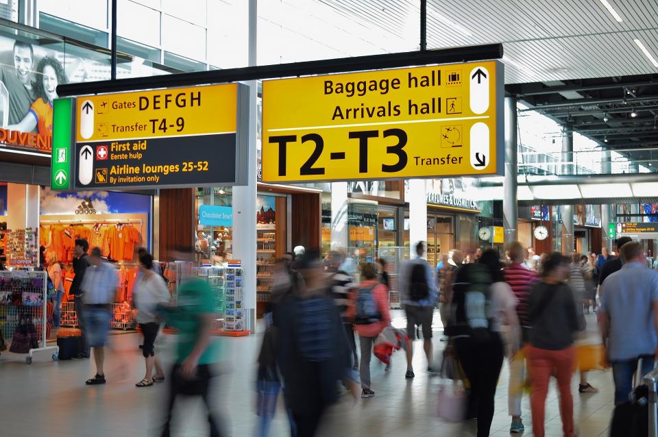 Airport arrivals