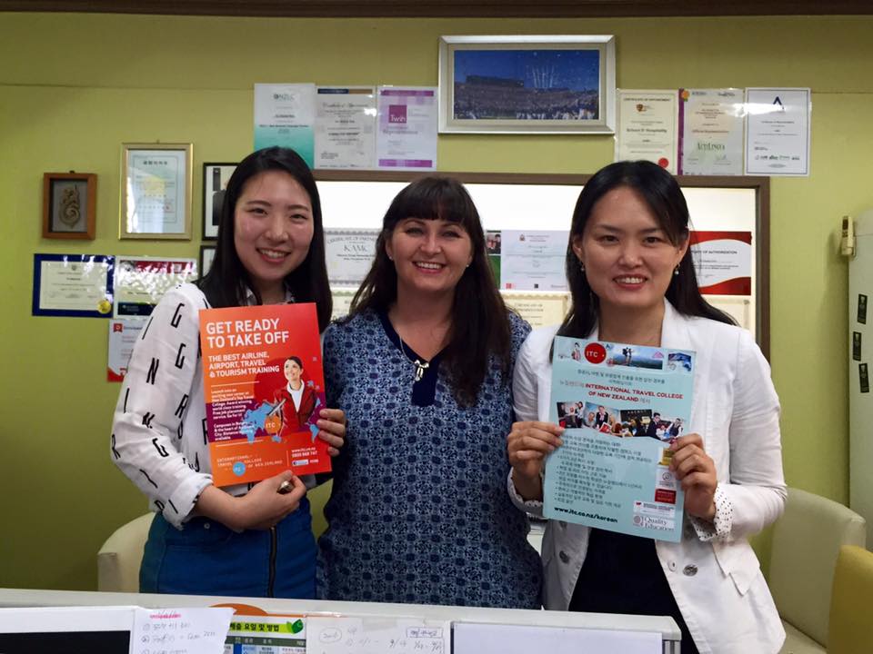 Meeting the amazing team at HJ Global Edu in Busan.