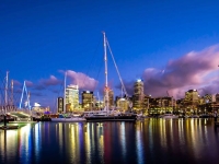 Auckland skyline at night