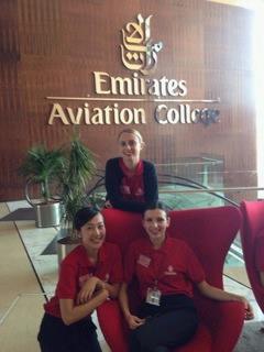 Chelsea at Emirates Aviation College in Dubai. 