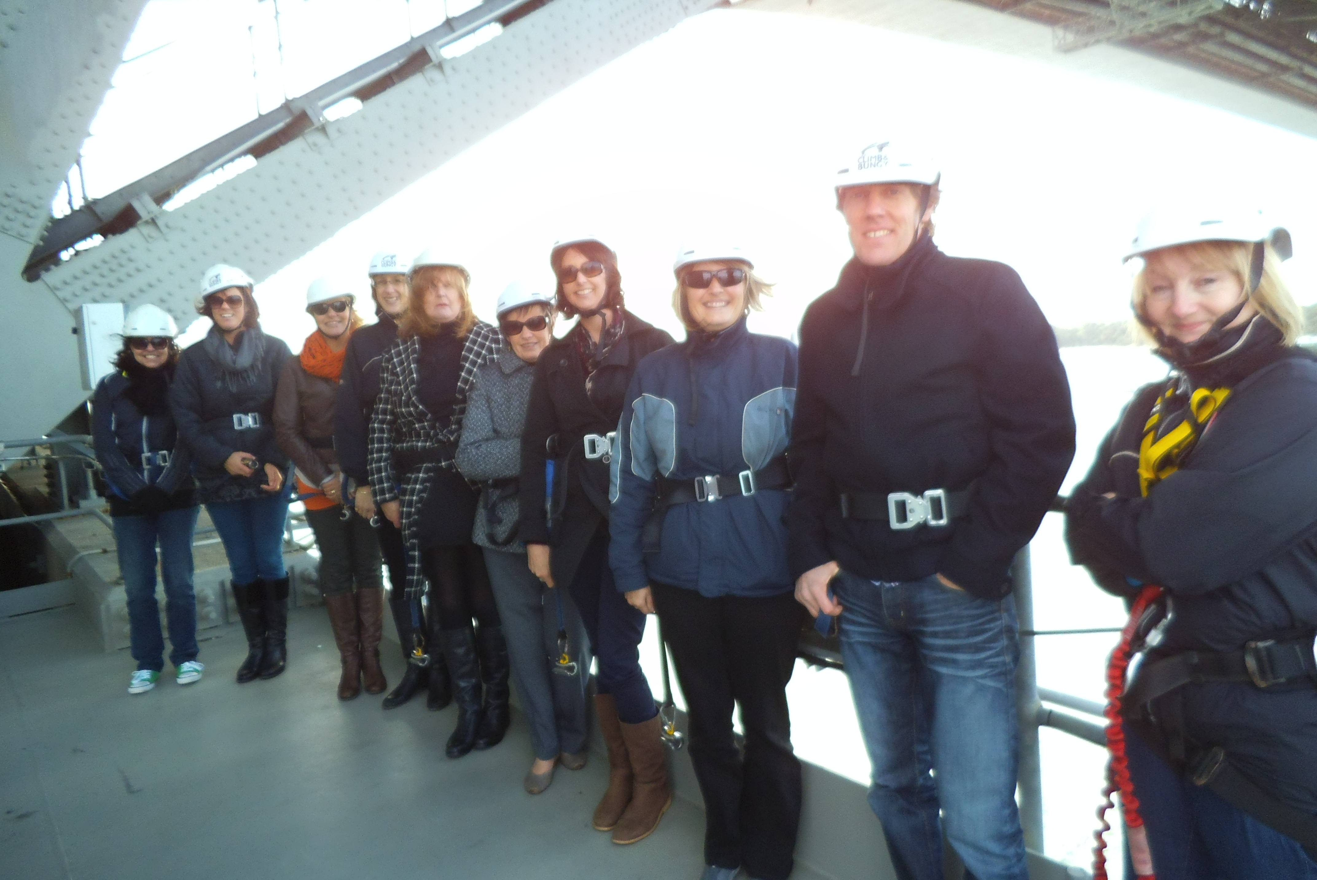 Teachers from across Auckland join ITC on a mini Harbour Bridge Climb