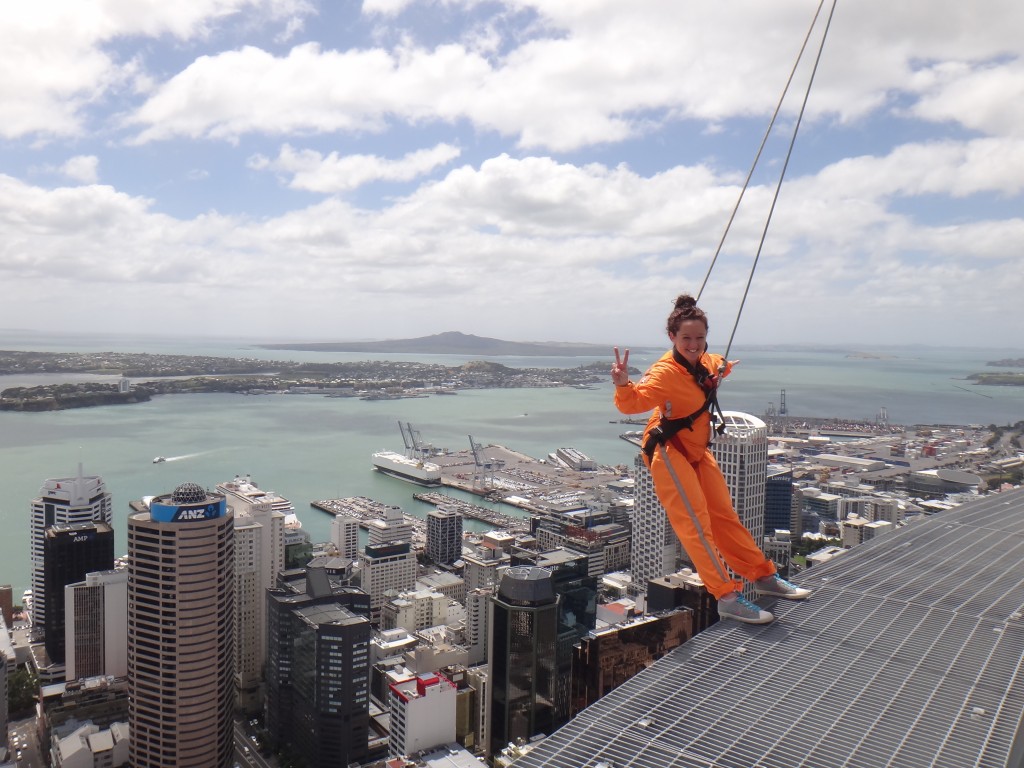 One awesome part of Mel's job is that she gets to do things like the SkyWalk! 