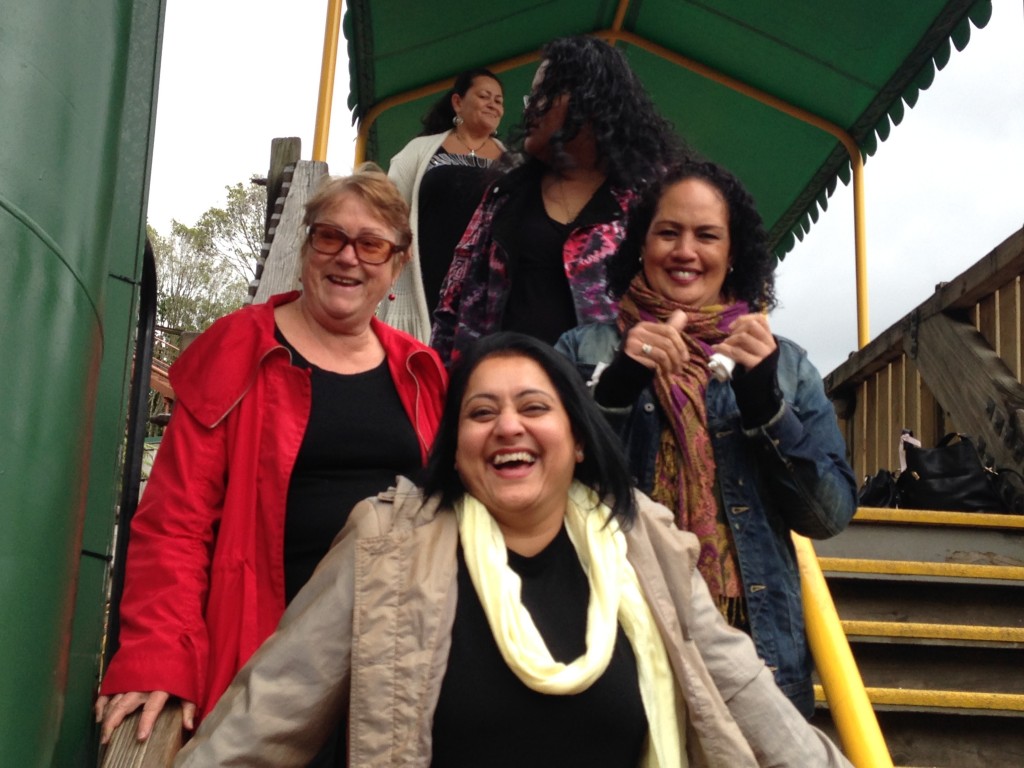 Teachers from around Auckland enjoy a fun afternoon at Rainbow's End as part of an ITC Professional Development Day
