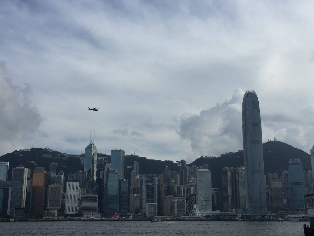 Just some of Hong Kong's many skyscrapers. 