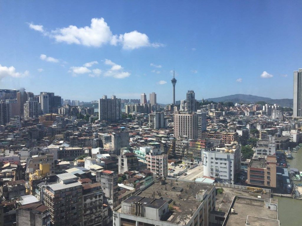 Downtown Macau. Can you spot the Sky Tower?