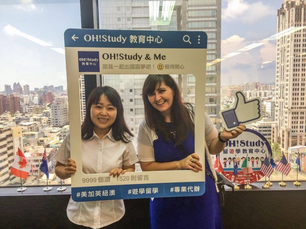 Meeting agents in Kaohsiung, Taiwan. 